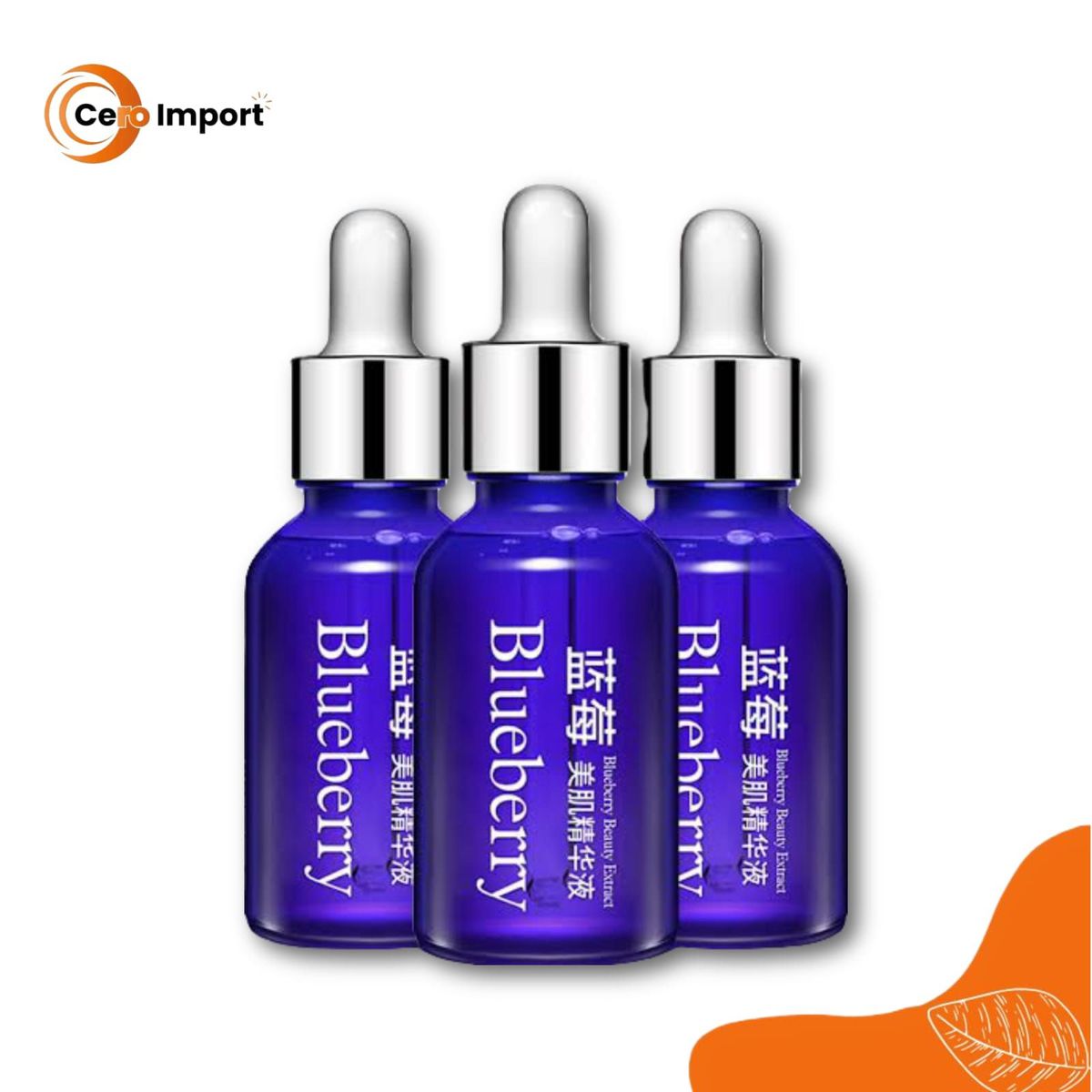 BIOAQUA - Pack 3 Serum Blueberry Essence - BIOAQUA