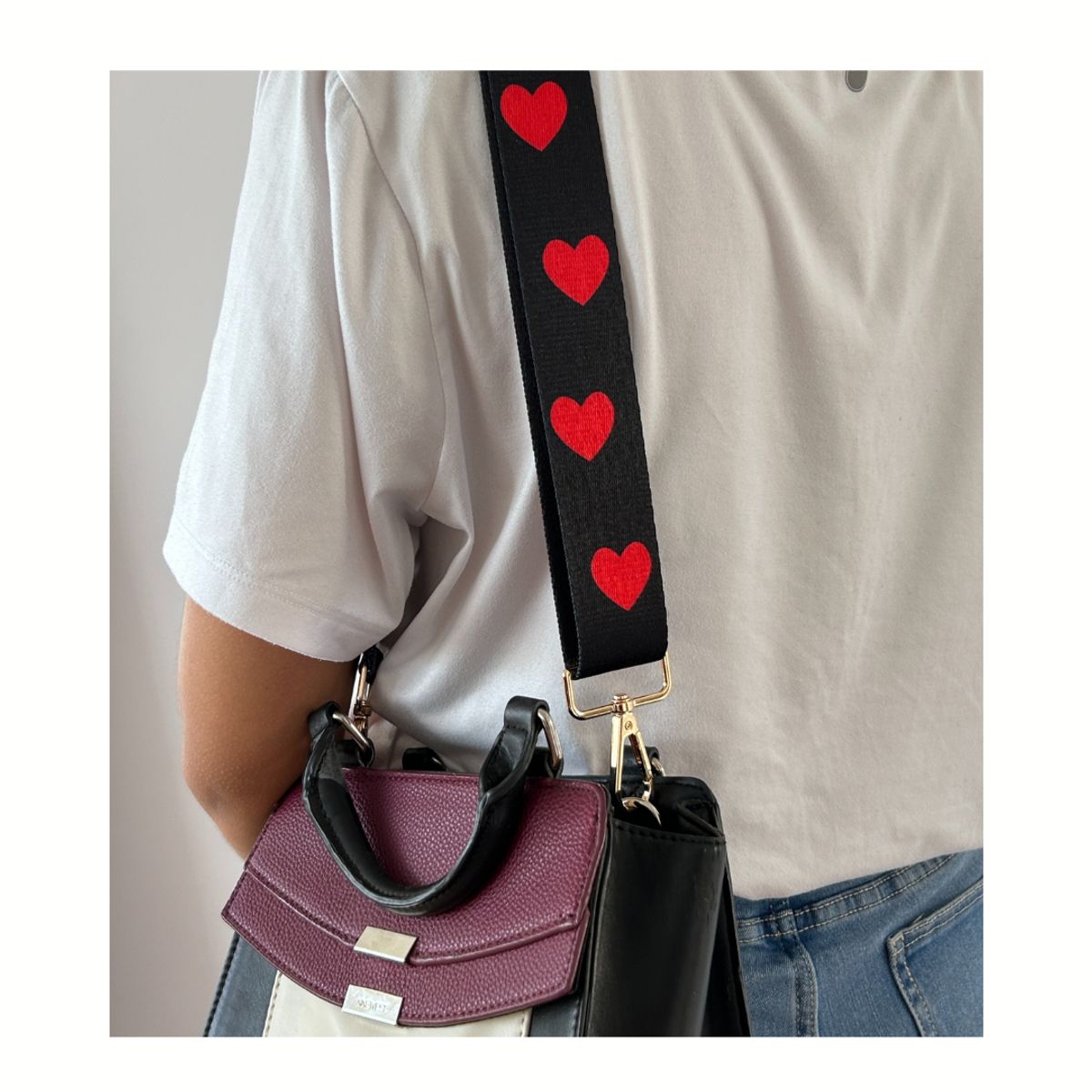 KAST PE - Correa asa intercambiable cartera hombro mujer - Love