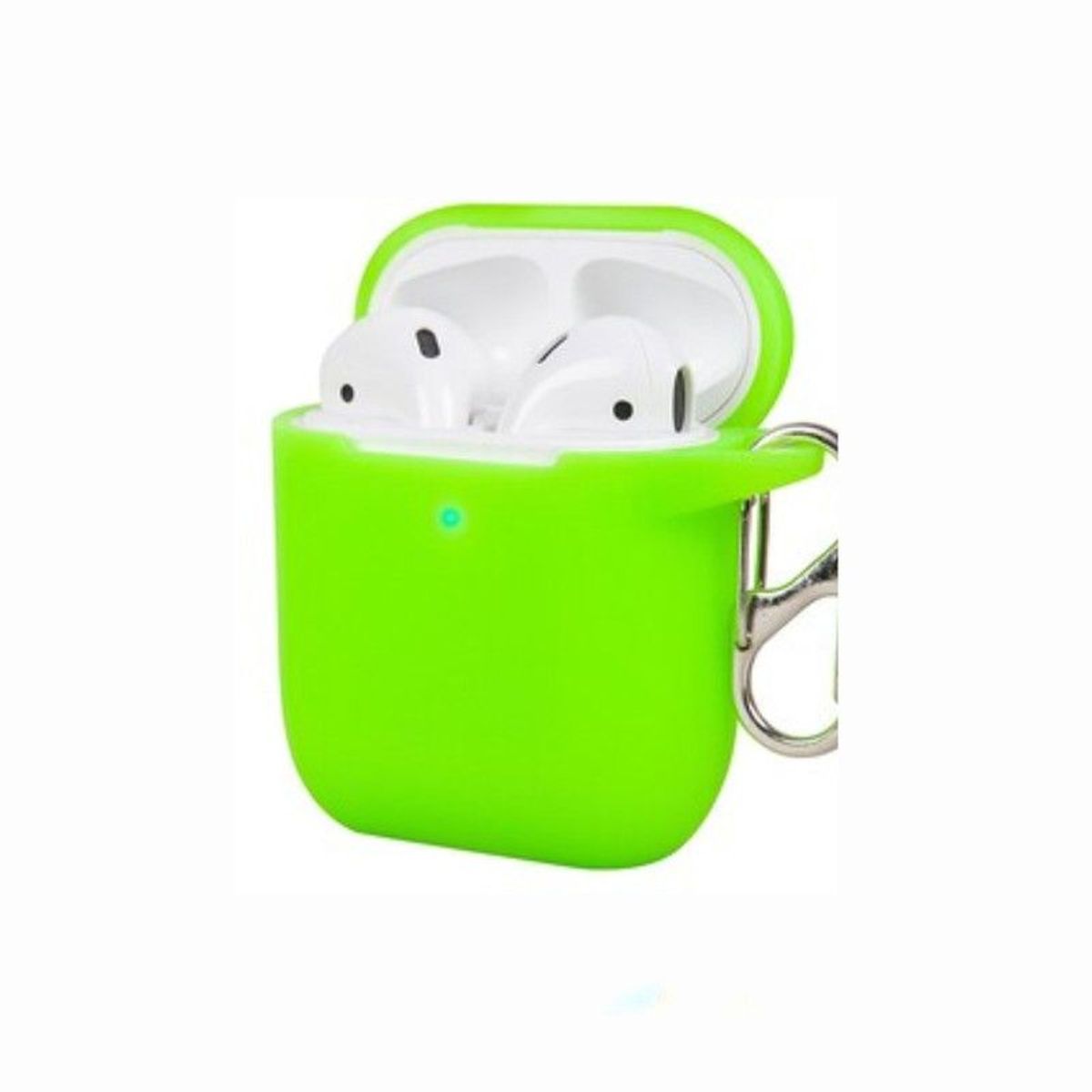 GENERICO - Case de Silicona Para Airpods 1era y 2da Gen - Verde Claro