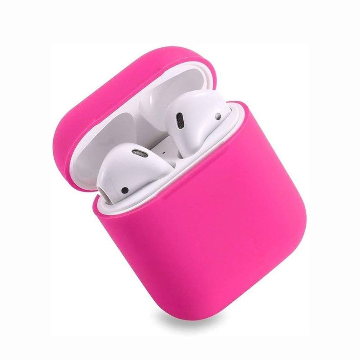 GENERICO - Case de Silicona Para Airpods 1era y 2da Gen - fucsia