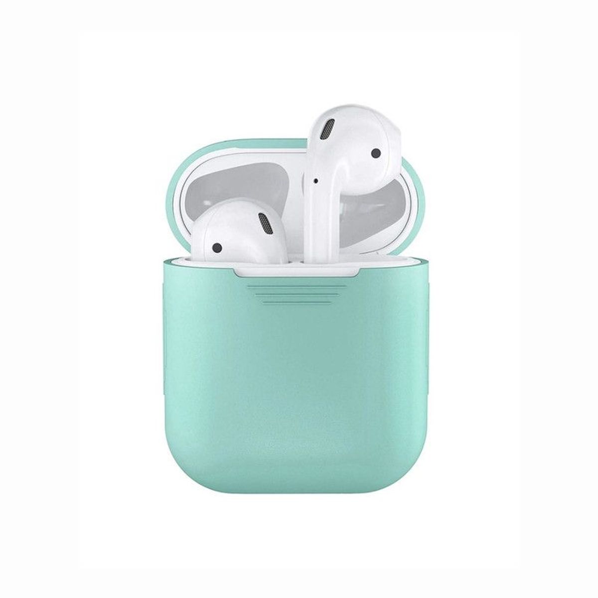 GENERICO - Funda de Silicona Para Airpods 1era y 2da Gen - Celeste Claro