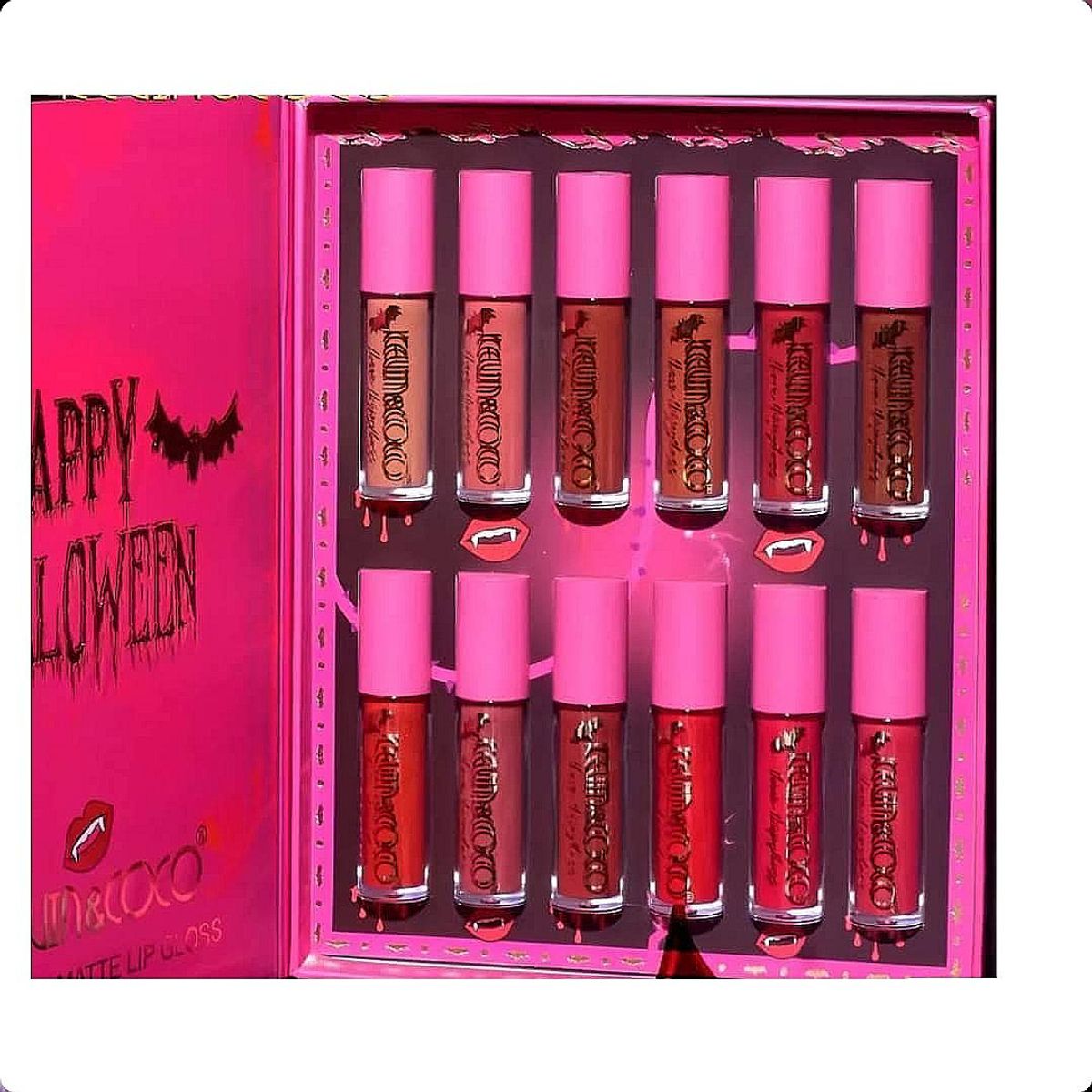 GENERICO - LABIALES LIQUIDOS MATE - BOX HALLOWEEN