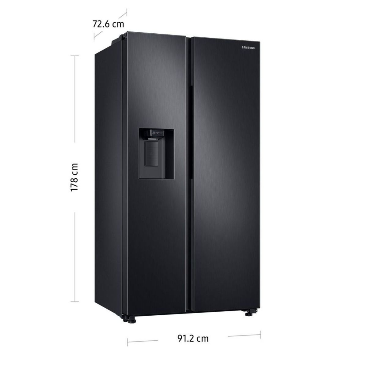 SAMSUNG - Refrigeradora Samsung 602 L Side by Side Space Max RS60T5200B1/PE