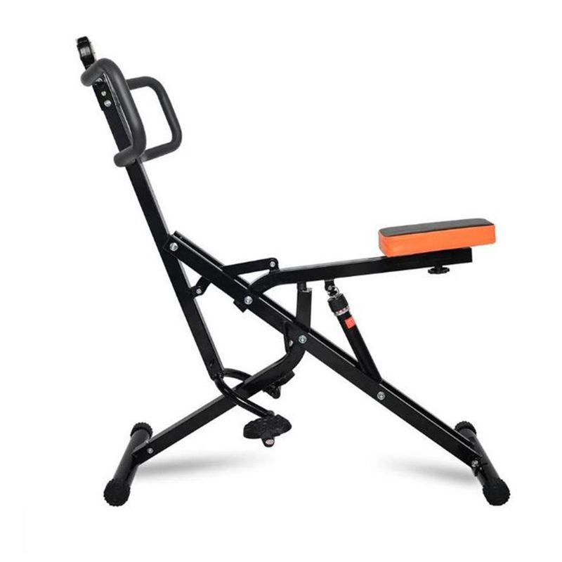 REAL FITNESS PERU - Maquina Total Crunch Naranja Modelo Hidraulico