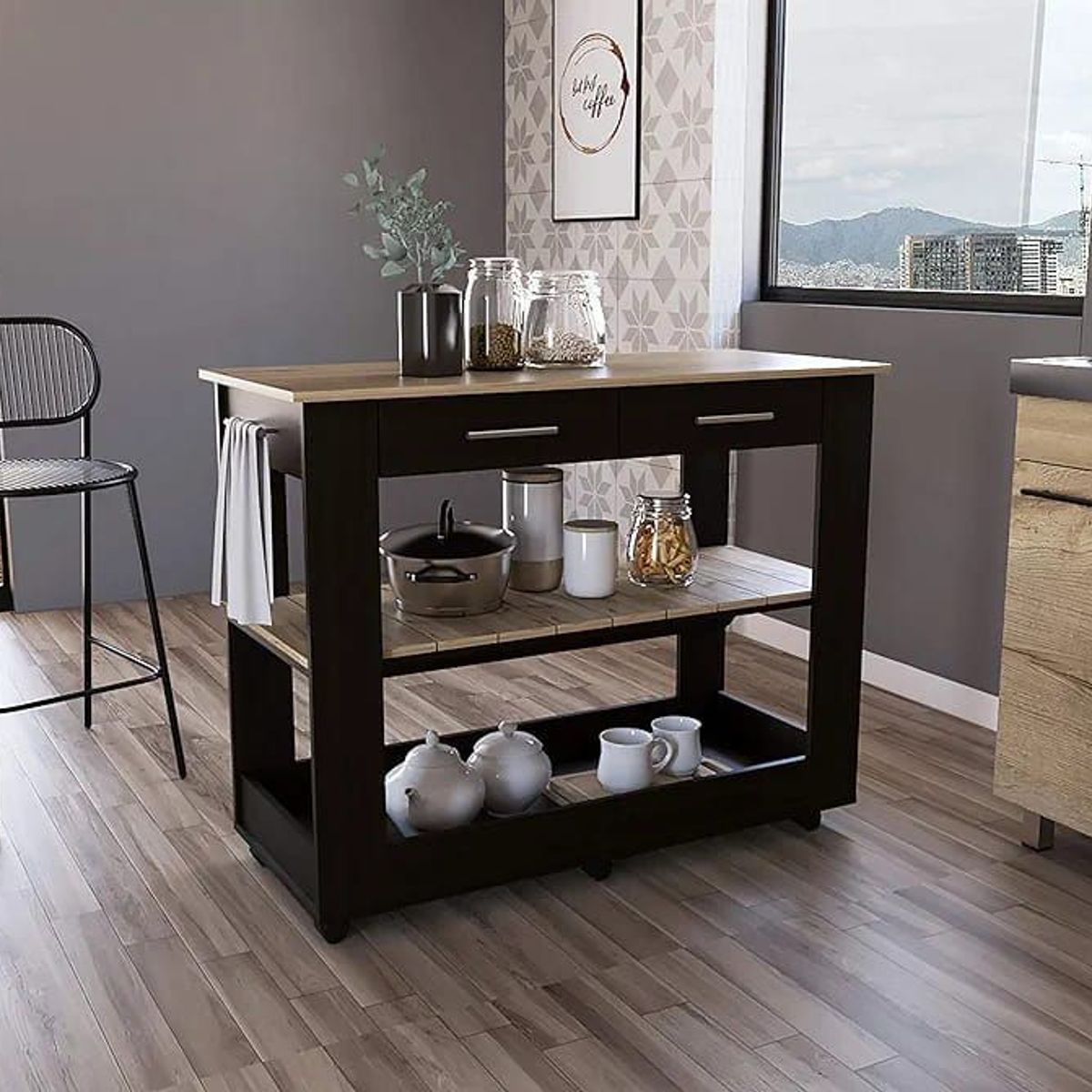 NACION MUEBLES - Isla de Cocina Esteban