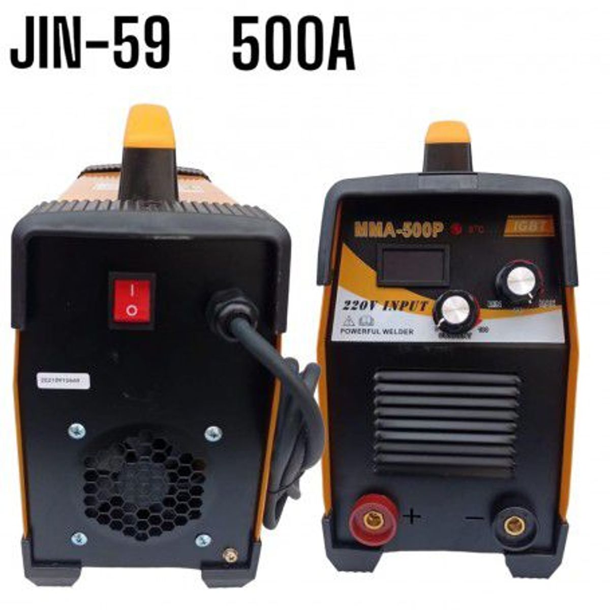 OEM - Máquina Soldadora de Inversión Portatil 220V y Regulable hasta 500A