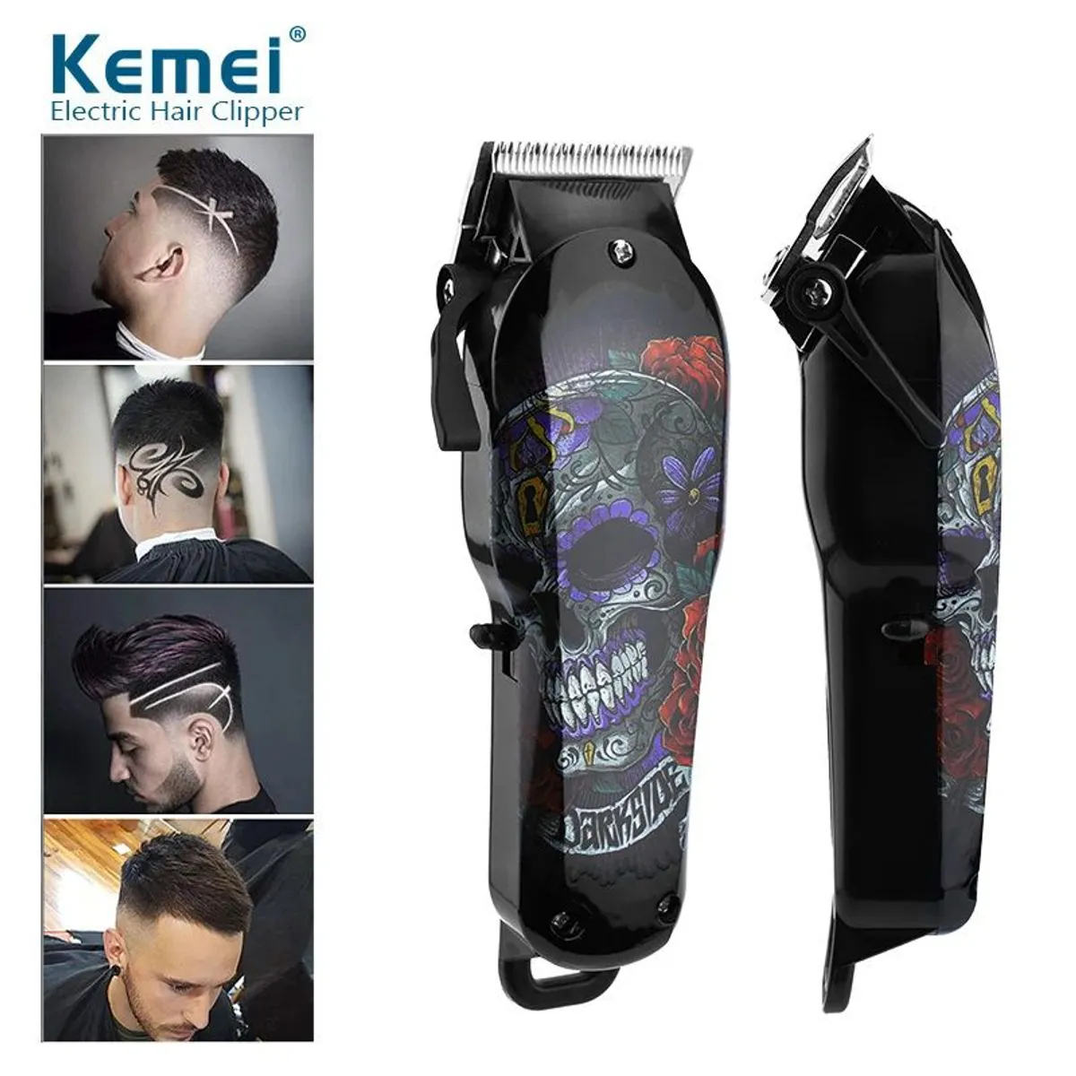 KEMEI - Maquina De Afeitar Inalambrica Kemei Mas Accesorios Km735