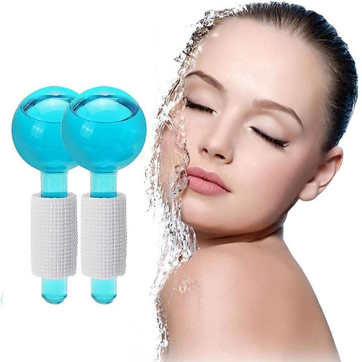 OEM - Ice Globes Bolas de Cristal para Masaje y Reafirmacion Facial