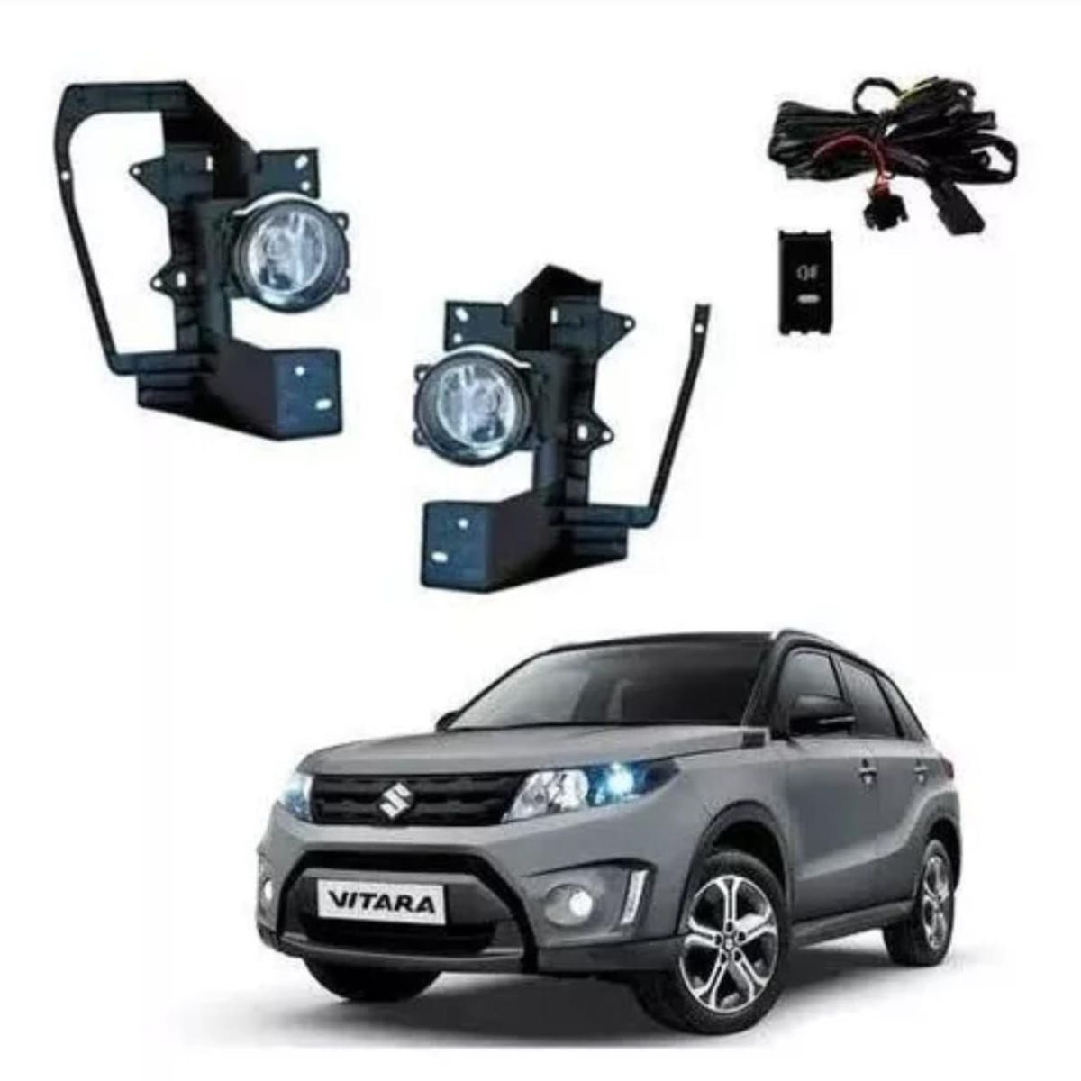 GENERICO - FAROS NEBLINEROS SUZUKI NEW VITARA 2015 2016 2018 2020 2021