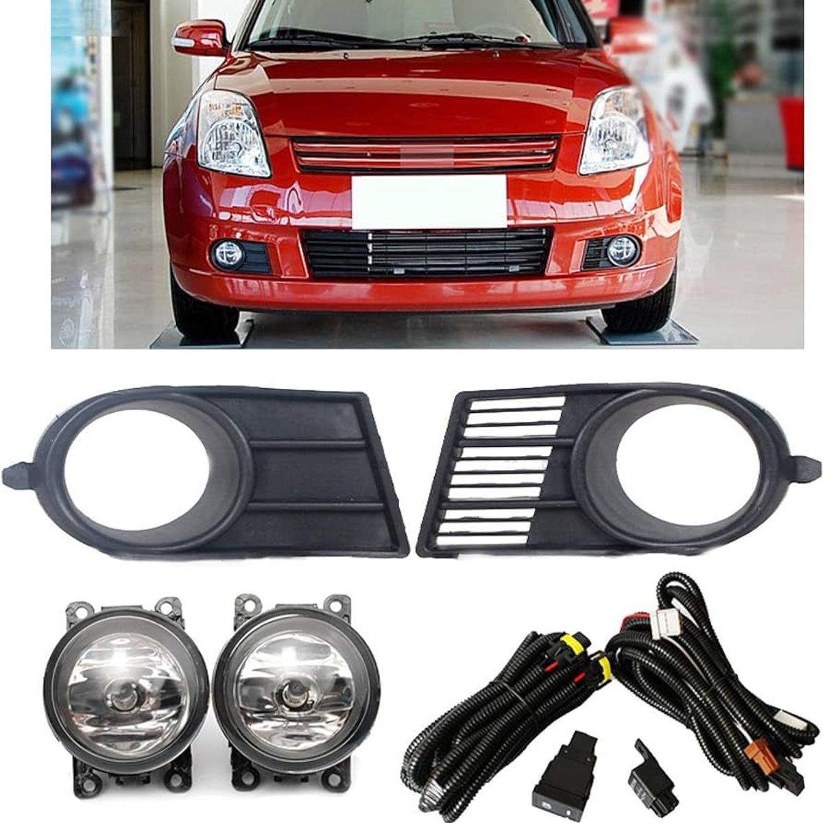 GENERICO - FAROS NEBLINEROS SUZUKI SWIFT 2005 2006 2007 2008 2009 2010