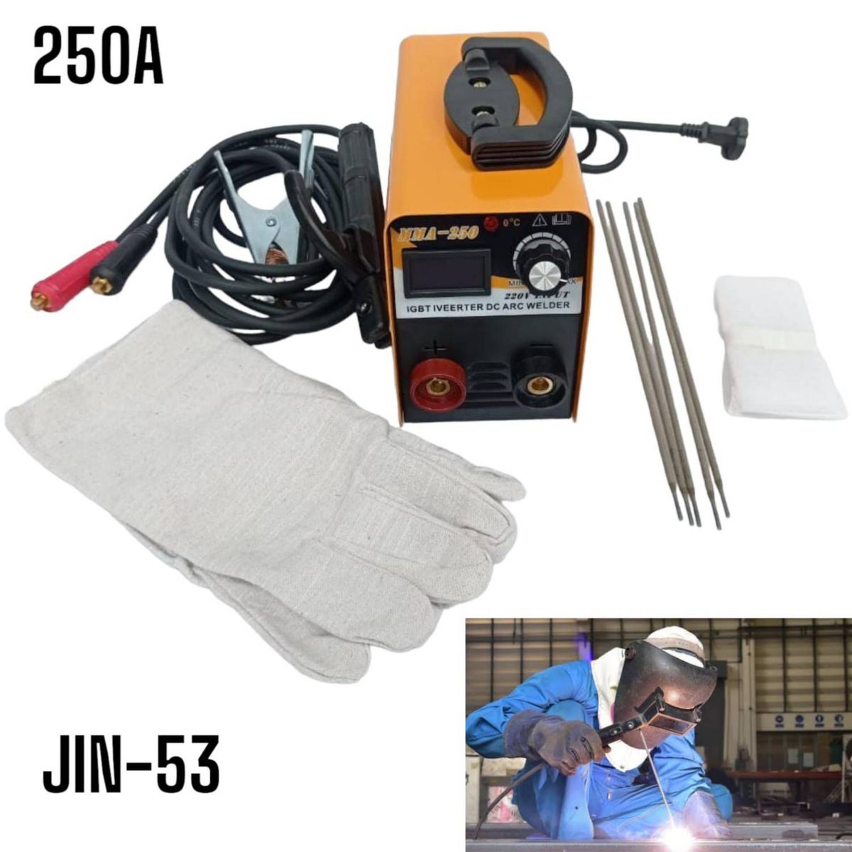 OEM - Máquina Soldadora 250A de Inversión Portatil 220V Caterpillar