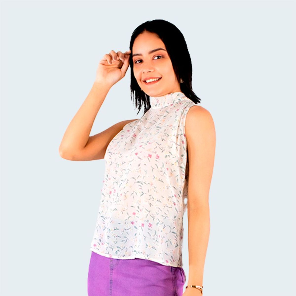 ZOHAR - Blusa de mujer- Zelina - Perla