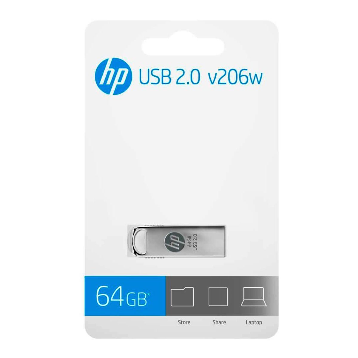 HP - Memoria USB HP 64GB V206W Metal