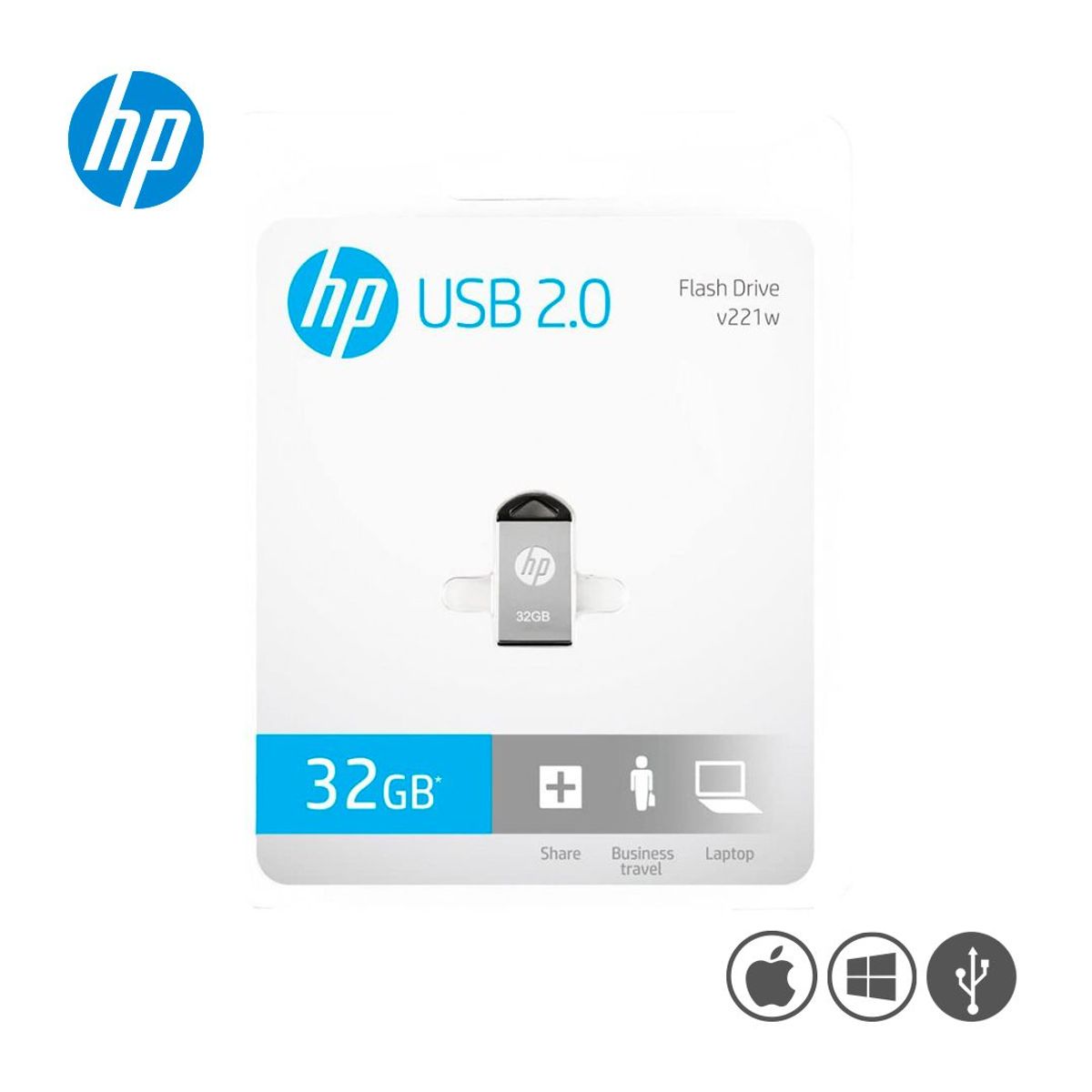HP - Memoria USB HP 32GB V221W Metal