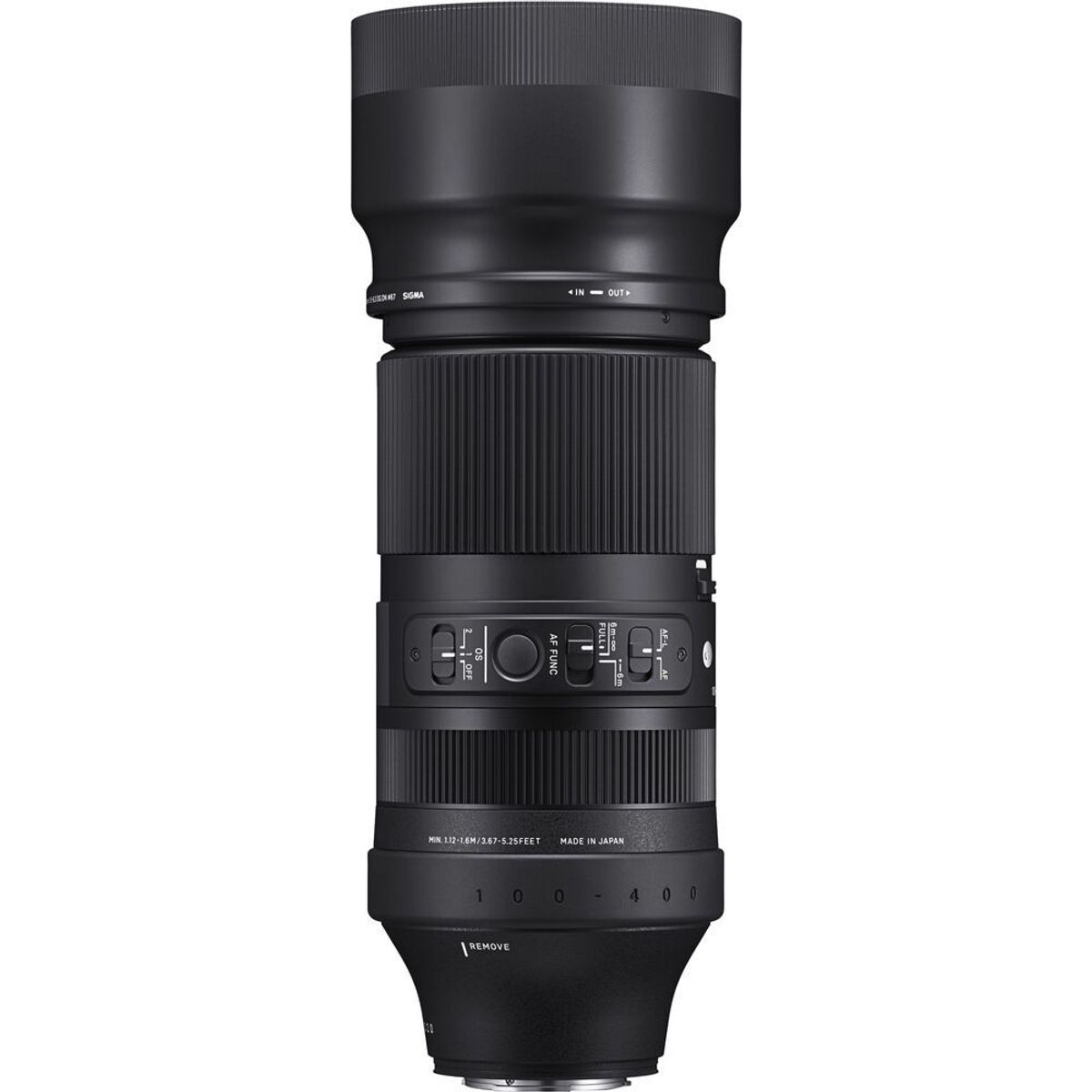 SIGMA - Sigma 100-400mm f/5-6.3 DG DN OS Contemporánea Lente Para Fuji X - Negro