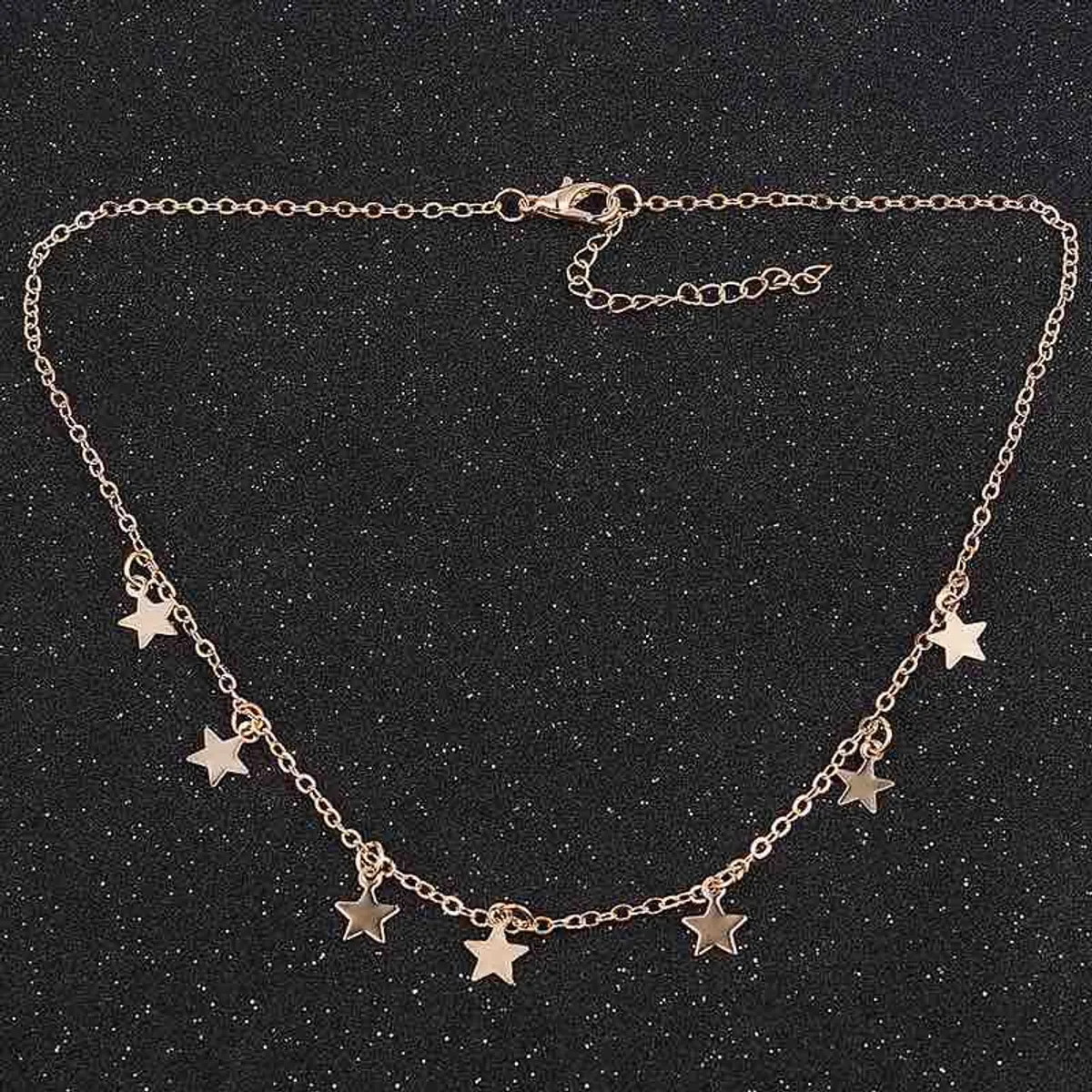 GENERICO - Collar estrellas dorado