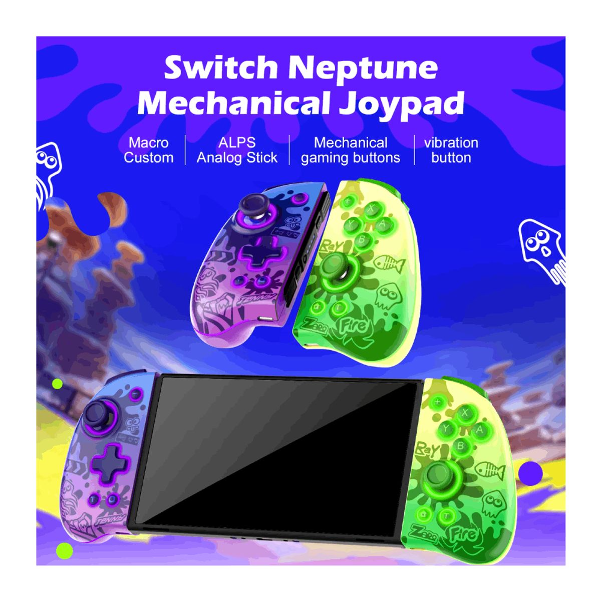 GENERICO - Control Mando Inalámbrico Gamepad Nintendo Switch Oled