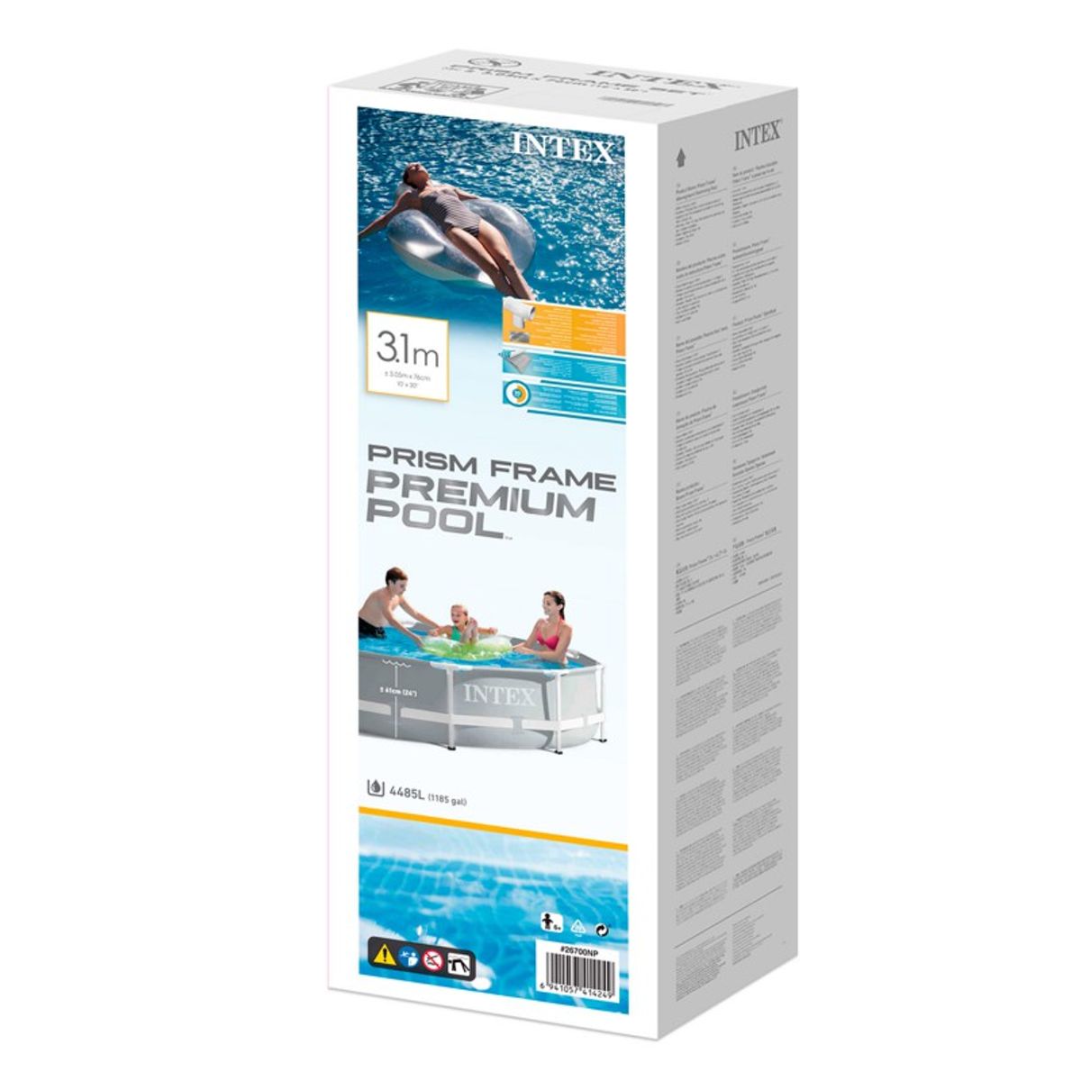 INTEX - PISCINA REDONDA ARMABLE INTEX 305×76 cm