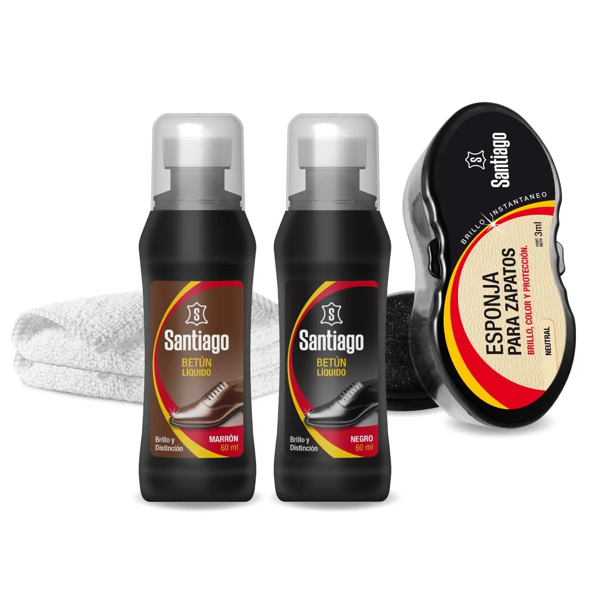 SANTIAGO - Pack Betún Líquido Santiago