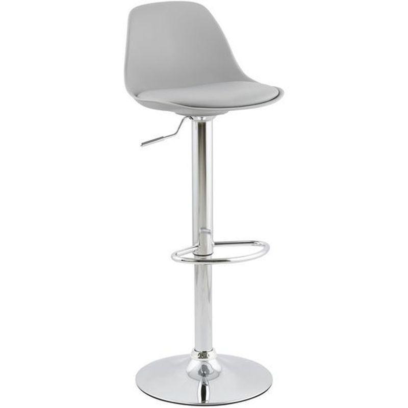 GENERICO - Set x2 Banco Silla Bar Riway Gris
