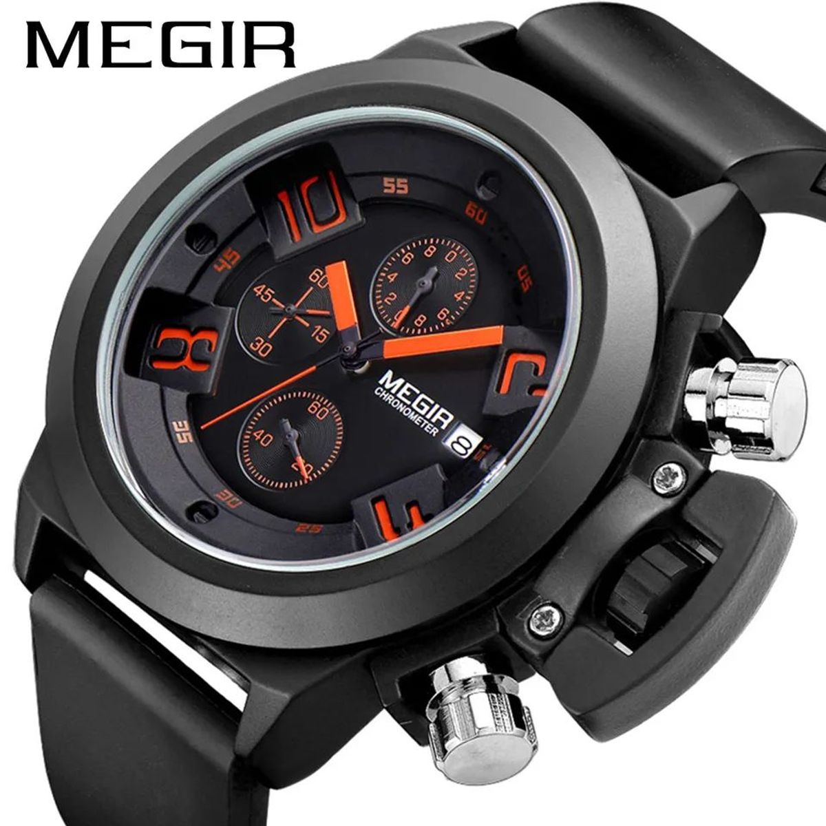 MEGIR - RELOJ HOMBRE MEGIR 2002 ANALÓGICO CON CRONOGRAFO