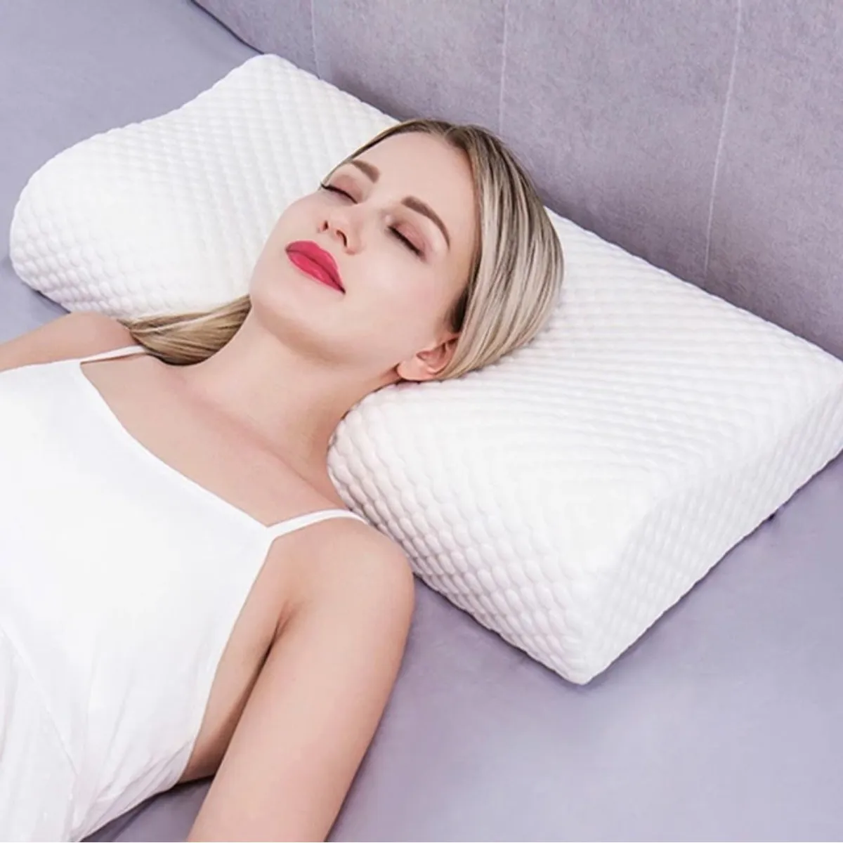 GENERICO - Almohada Viscoelastica Memory Pillow funda con cierre