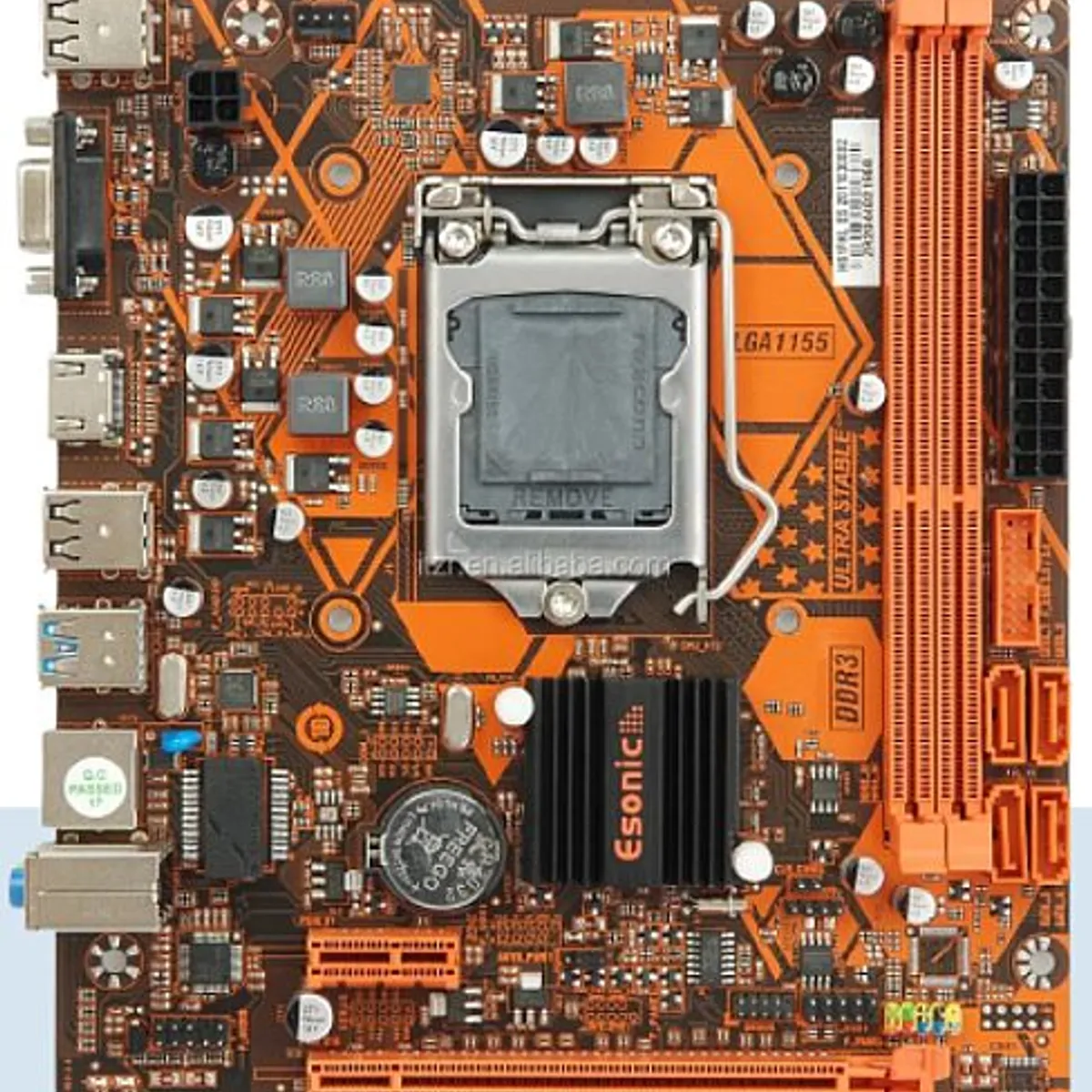 GENERICO - Tarjeta Madre H61. Esonic. Socket LGA 1155. DDR3.  2° y 3° GEN