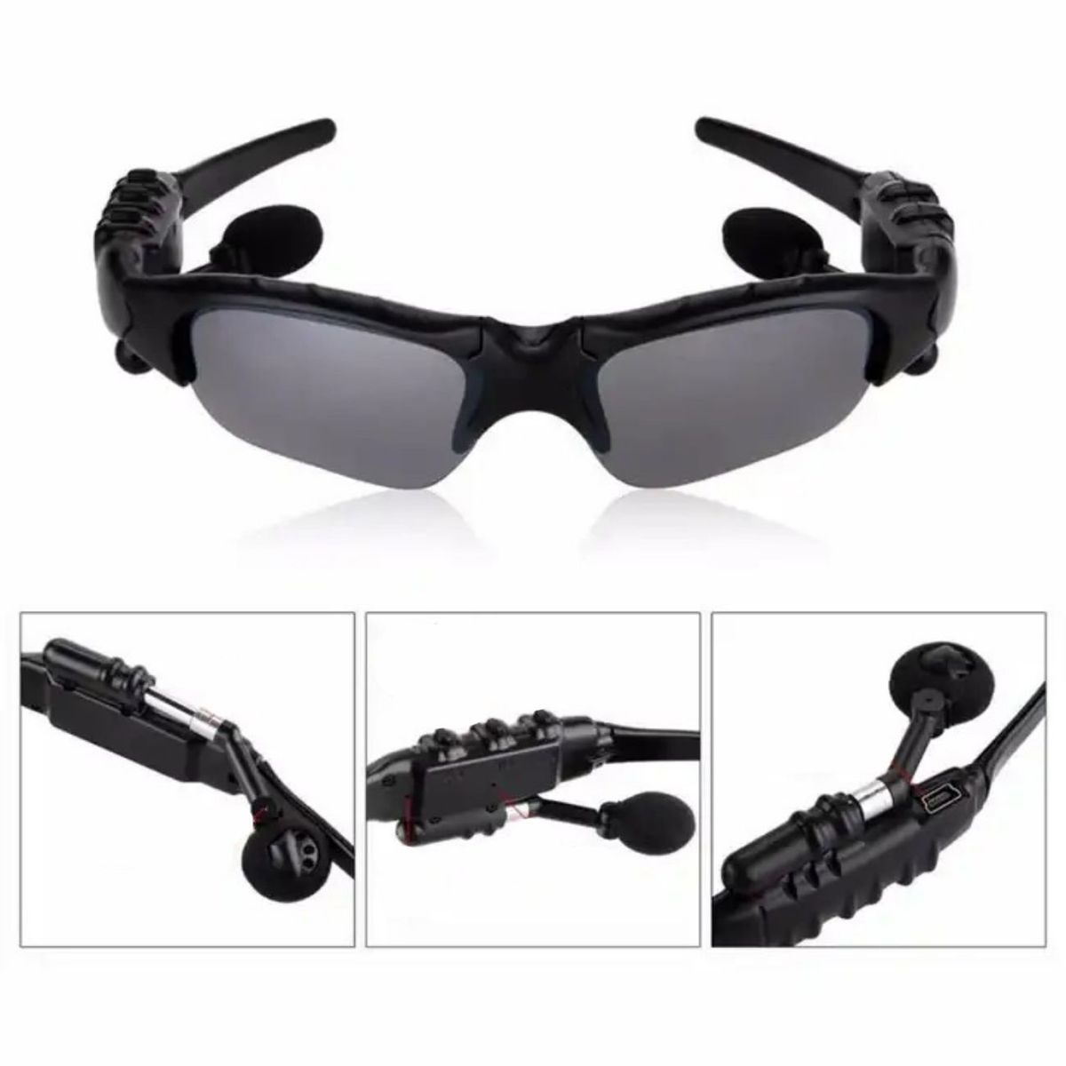 GENERICO - Lentes de Sol Auriculares Bluetooth con Microfono