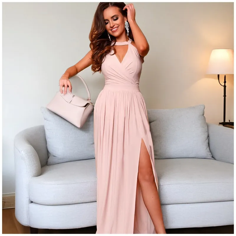 RINODERINA - Vestido Elegante Largo Fiesta Cóctel Para Mujer RinodeRina - Regalo