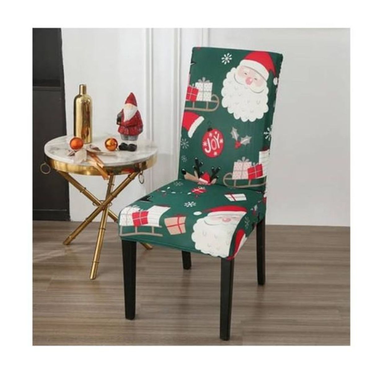 GENERICO - Forro Funda De Silla Navidad Set x 4 unid