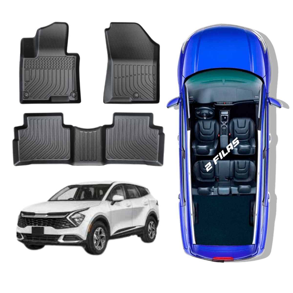 GENERICO - PISO TPE 5D KIA SPORTAGE 2023-2025