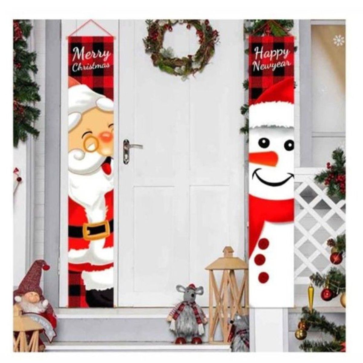 GENERICO - Banner Colgante  Navideño Multicolor