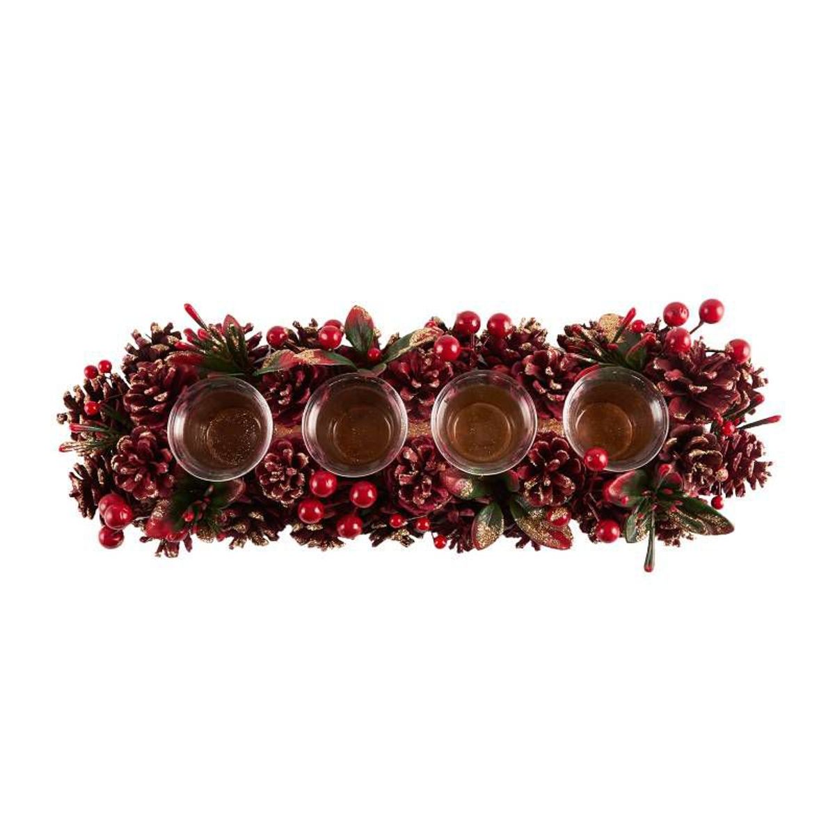 GENERICO - Centro de Mesa 43cm Largo 4vela Casa Joven