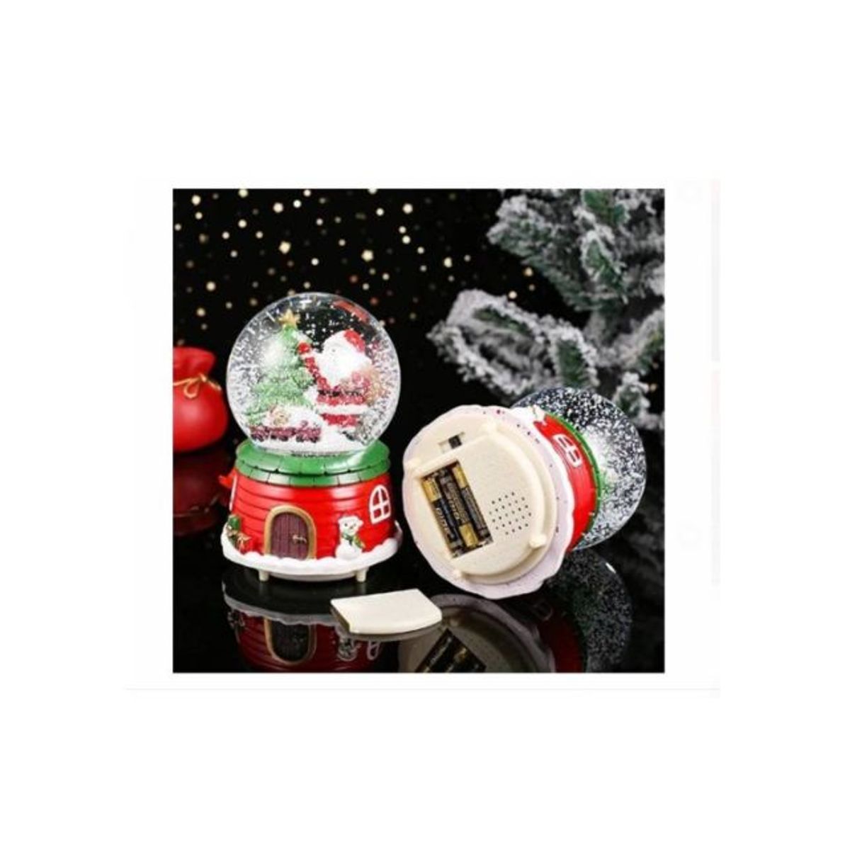 NO LOGO - Esfera Navideña Musical XL Grande con Luz