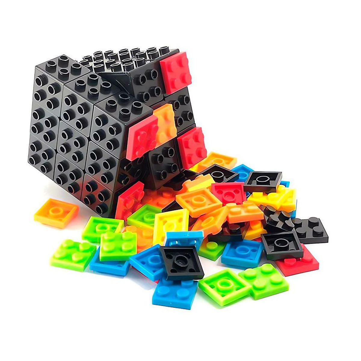 FANXIN - Cubo Rubik Diseño Bloques 3x3