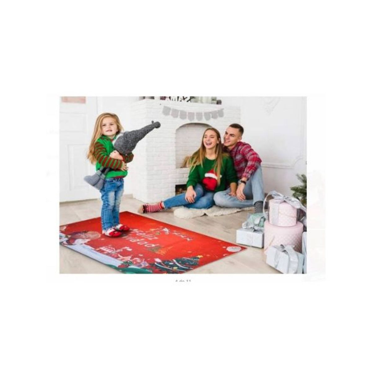 GENERICO - Alfombra Navideña GRANDE DE CALIDAD DE CORATIVO