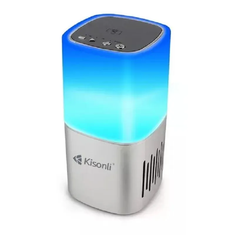 KISONLI - Parlante Bluetooth Kisonli Q6 Luces Led Aux Fm