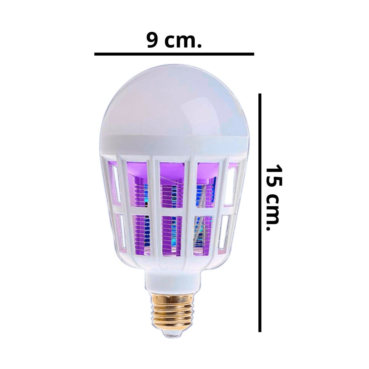 GENERICO - Foco LED Eléctrico Contra Insectos Protector