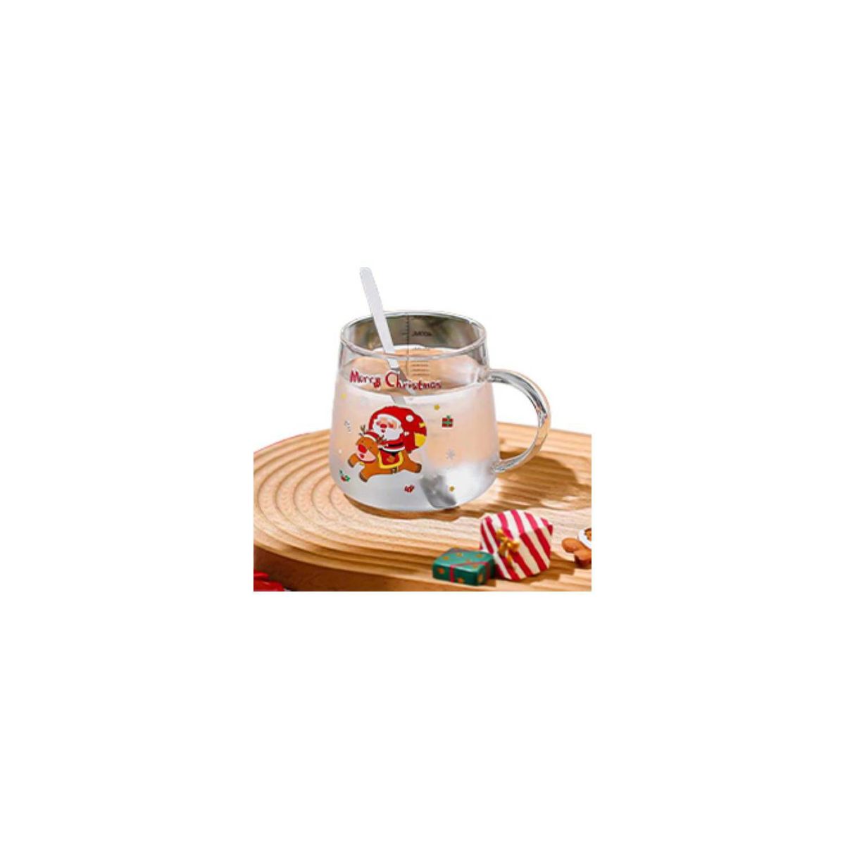 GENERICO - TAZA DE NAVIDAD CON TAPA DE RENO 4