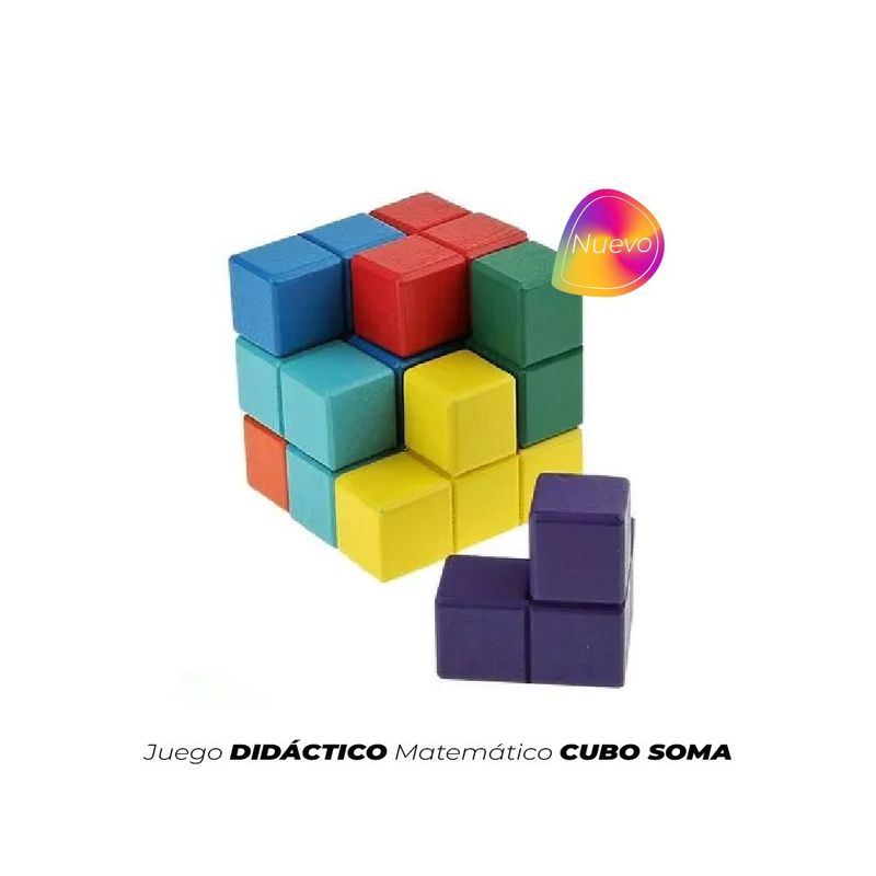 GENERICO - Cubo SOMA Tetris 3D Magnético
