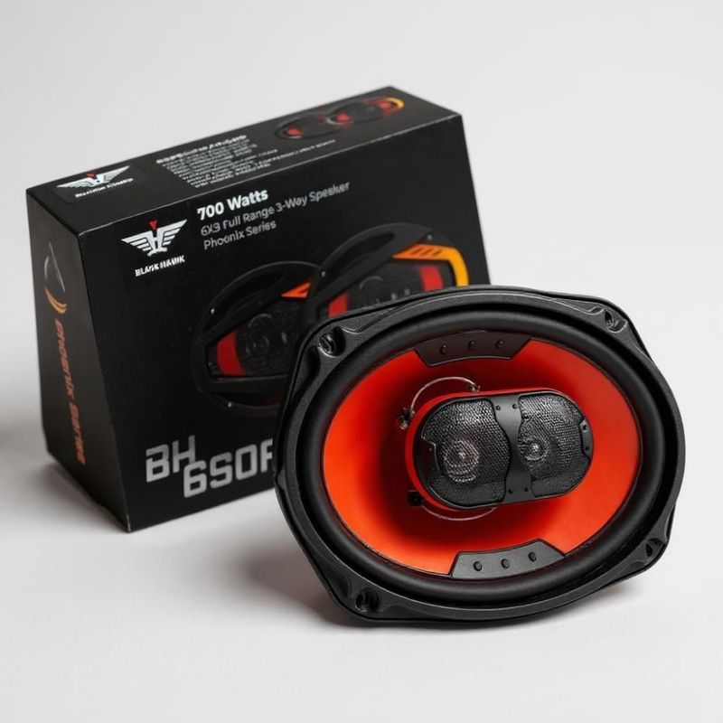 BLACK HAWK - Parlante Ovalado Triaxial  700 Watts Black Haw