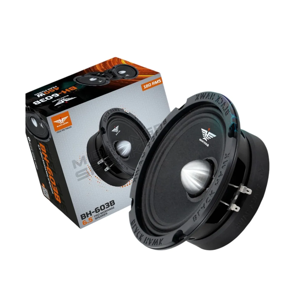 BLACK HAWK - Parlantes Medios Rango 65 Pulgadas Black Hawk 450W