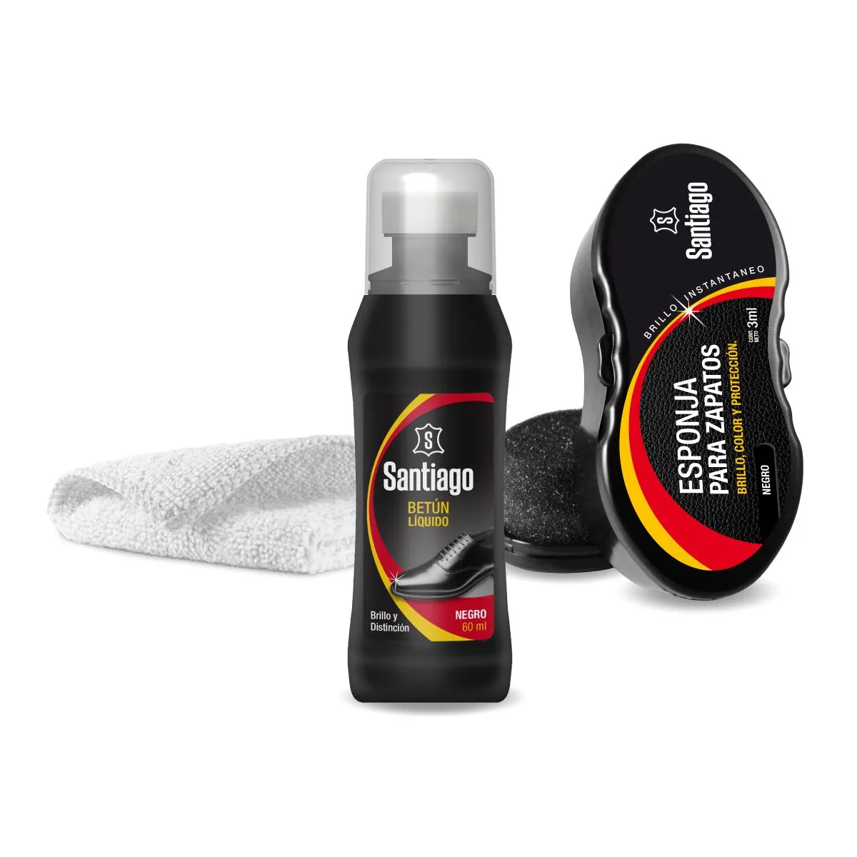 SANTIAGO - Pack Cuidado del Calzado Santiago Negro