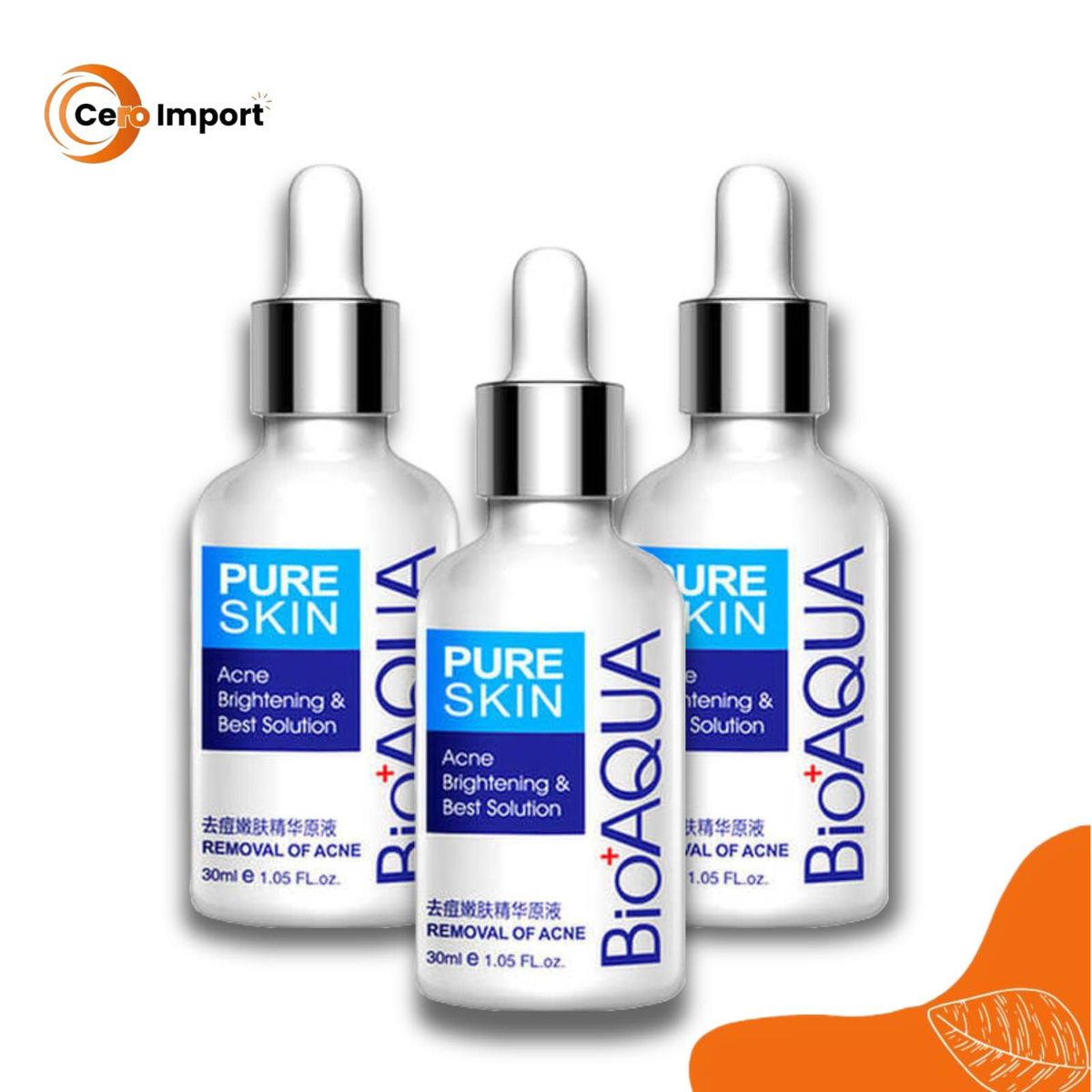 BIOAQUA - Pack 3 Serum anti acné Pure Skin - BIOAQUA