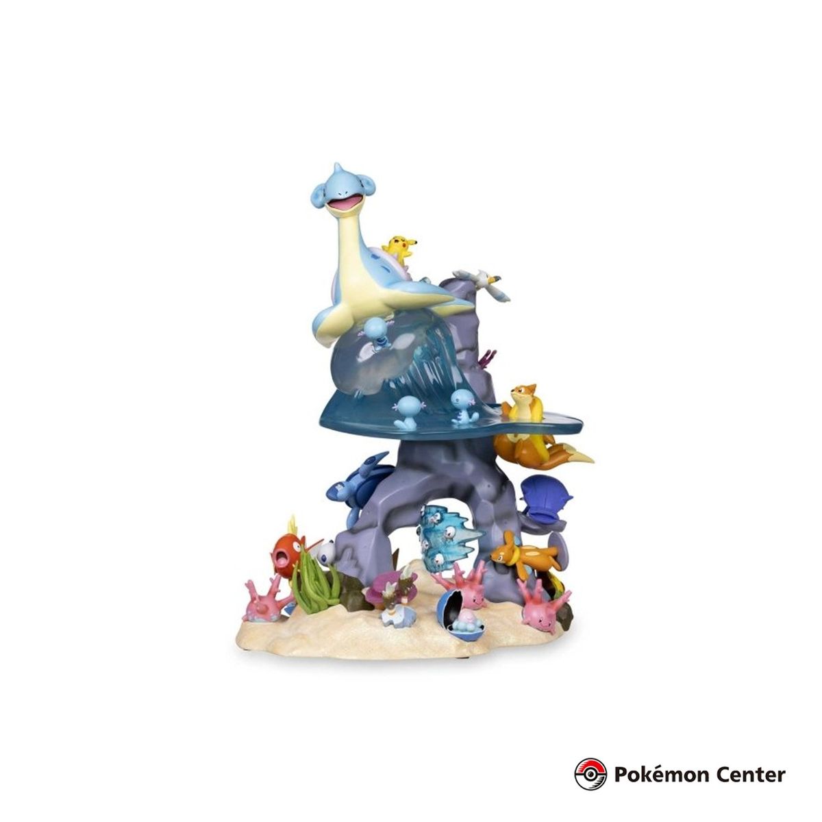 POKEMON - POKEMON CENTER ESTATUA ORIGINAL LAPRAS OCEANO