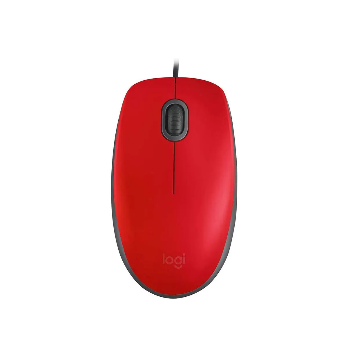LOGITECH - Mouse Logitech Optico Silencioso M110 Rojo