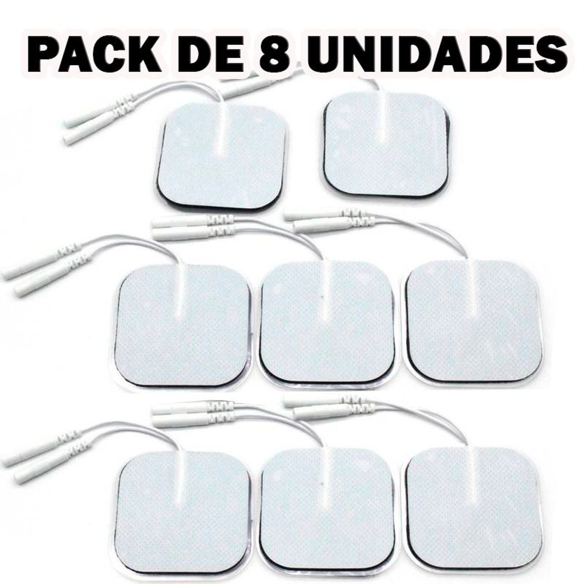 PERUMASSAGE - Pack de 8 Electrodos de 5 x 5 cm