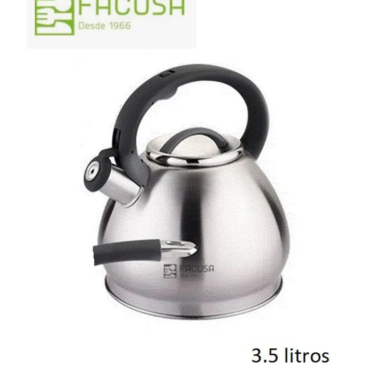 FACUSA - Juego de Ollas con Tetera Acero Inoxidable Facusa con Obsequio