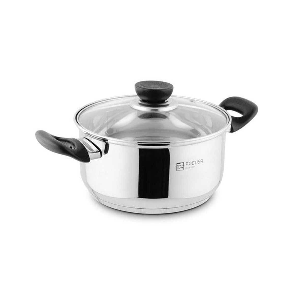 FACUSA - Juego de Ollas con Tetera Acero Inoxidable Facusa con sartén de 22 cm