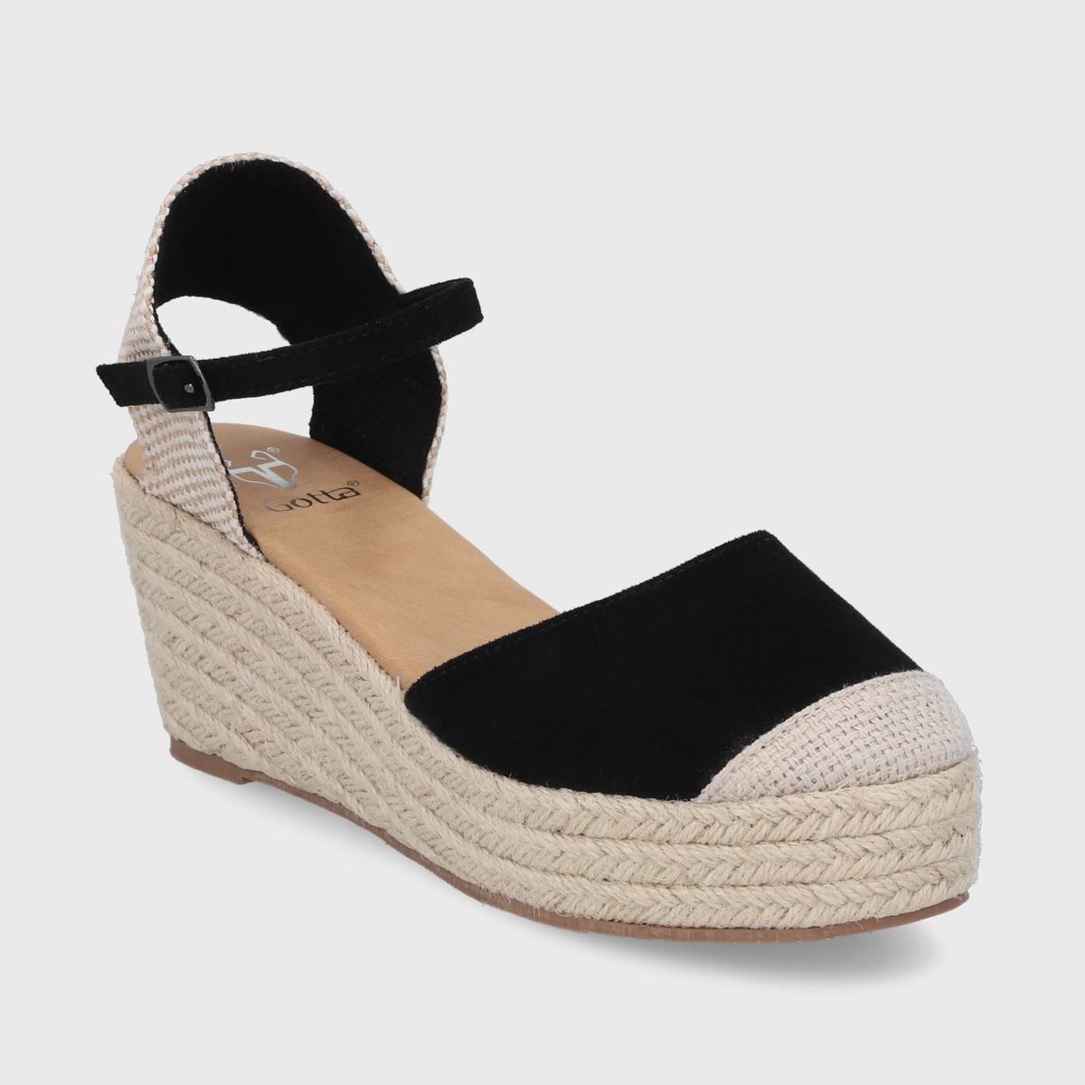 GOTTA - Sandalia Yute Negra  Mujer 45711 Gotta